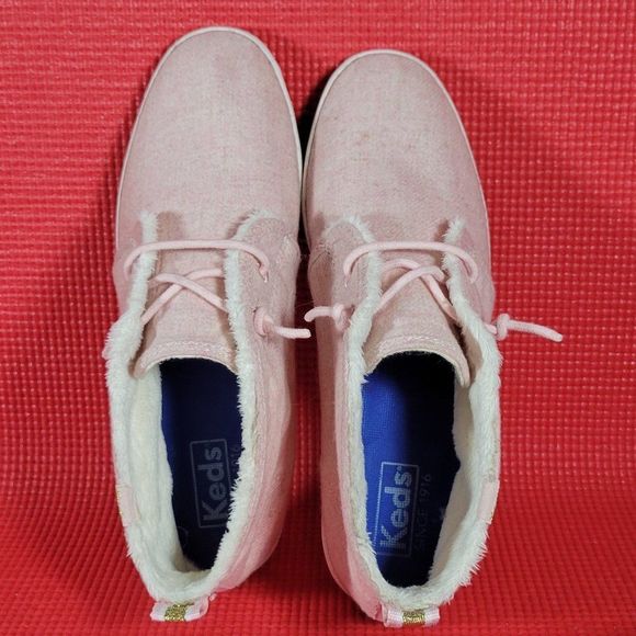 Keds Chillax Pink Lined Chukka Style Booties - Women's 7.5 - Picture 5 of 8